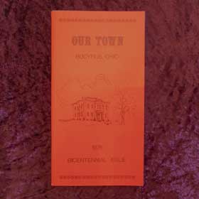 Photo of front cover of Our Town; Bicentennial edition.