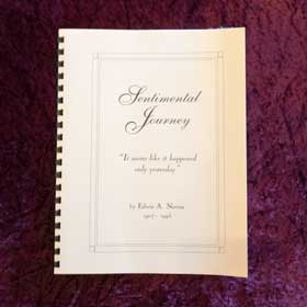 Photo of front cover of Sentimental Journey.