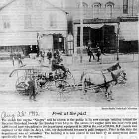 Thumbnail image of an article highlighting the fire engine.